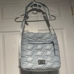 Gymshark Quilted Shoulder Bag - Light Blue